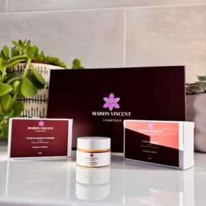 maison vincent cosmetique coffret au safran
