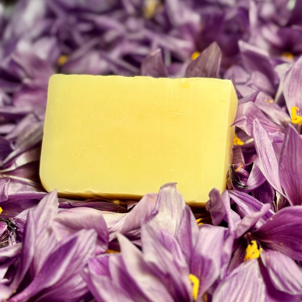 savon au safran visage