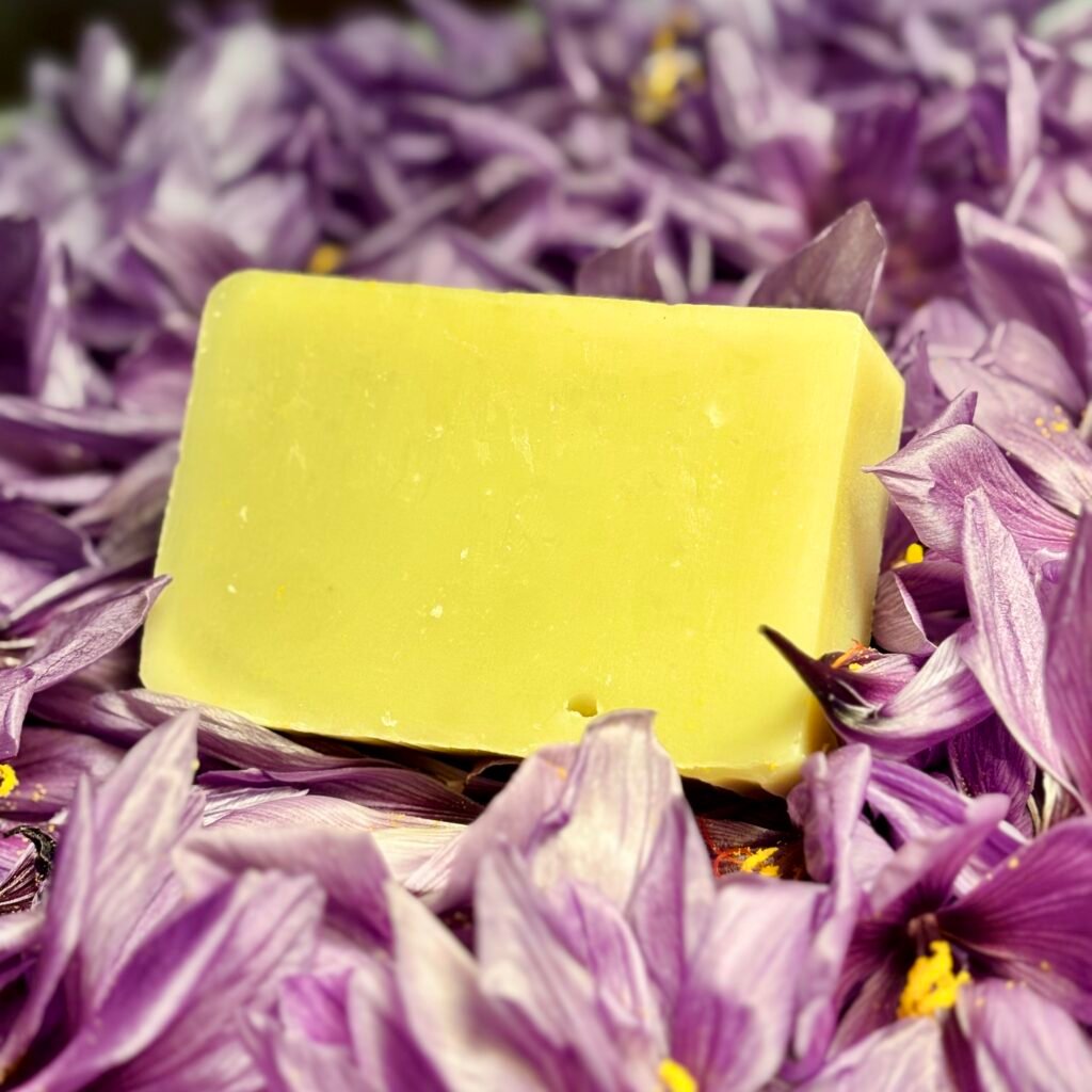 savon corps à la fleur de safran et verveine