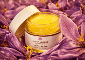Baume soin lèvre à la fleur de safran maison vincent cosmetique